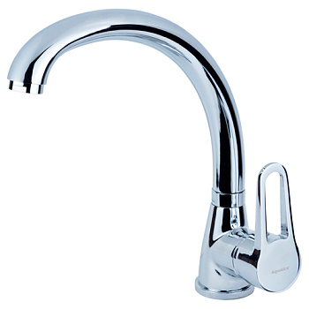 Aquatica Змішувач HL-4B130C 35 для кухні гусак ухо на гайці