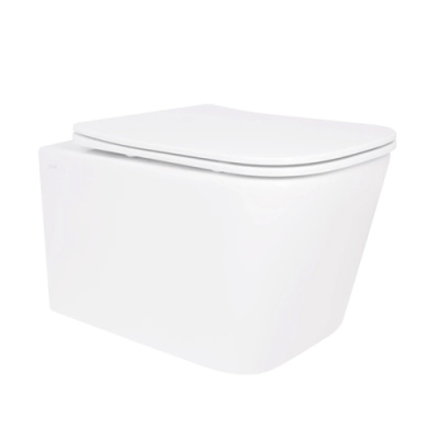 Q-TAP Унітаз підвісний Crow Ultra Quiet, сид.Slim Dur Soft-close Quick release 520 360 290mm WHITE