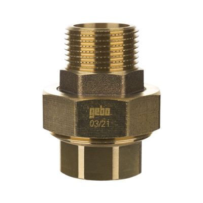 GEBO Розбірне з'єднання пряме конічне 1 2 ВЗ латунь