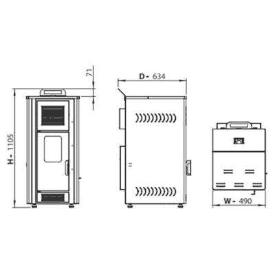 CRYSTAL AIR PELLET STOVE(6)