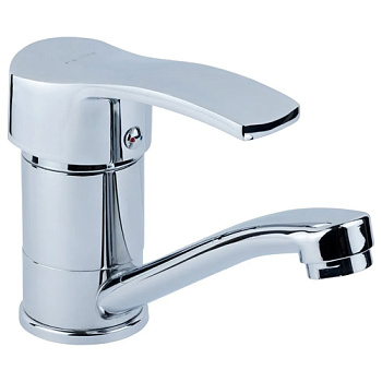 Aquatica Змішувач MD-1B141C Ø40 для кухні гусак прямий 150мм на гайці