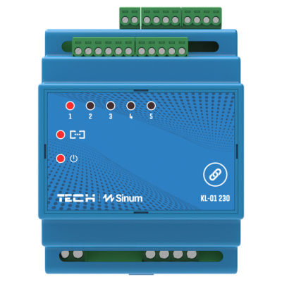 проводящий модуль управления климаконвектора sinum kl-01 230 modbus