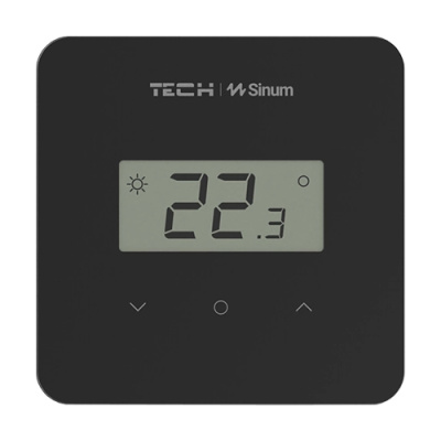 Дротовий терморегулятор SINUM R-S2 чорний