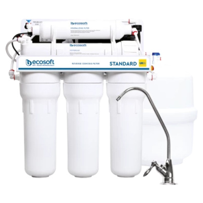 Система RO Ecosoft Standard PRO 5-50MP помпа мінер