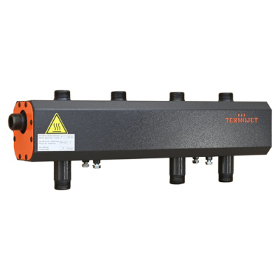 Termojet Колектор без теплоізоляції К31В.125(80) 2 вгору + 1 вниз під накидну гайку