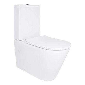 Q-TAP Унітаз підлоговий Vlast Ultra Quiet, сид.Slim Dur Soft-close Quick relase 660x360x800, White