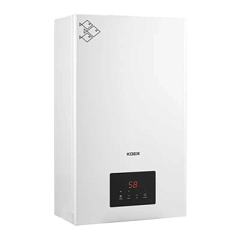 Котел електричний KOER KWH.E0112 12 кВт одноконтурний, білий 