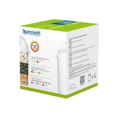 Ecosoft Компл.картриждів 3+1 для фільтра-глечика Покращений Наша Вода_2