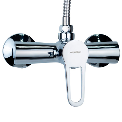 Aquatica Змішувач HK-2C130C Ø35 для ванни гусак прямий 150мм дивертор вмонтований картриджний