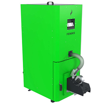 Котел твердопаливний FENIKS Серія P 30 кВт з димососом_1