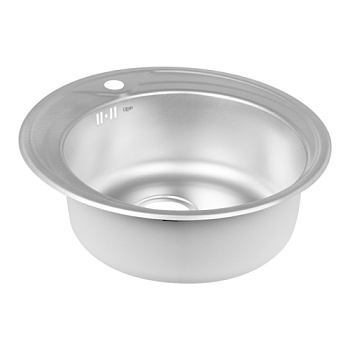 Мийка для кухні D510 Micro Decor 0.8 мм Qtap