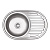 Мийка для кухні 7750 Micro Decor Lidz 0,8 мм
