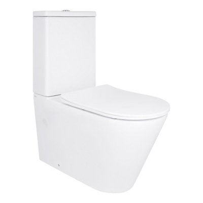 Q-TAP Унітаз підлоговий Vlast Ultra Quiet, сид.Slim Dur Soft-close Quick relase 660x360x800, White