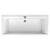 Besco Ванна акварилова SQUARO EDGE 12 DUO 170x75, з ніжками та сифоном 
