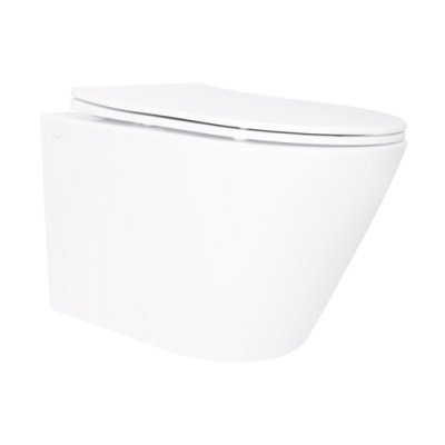 Q-TAP Унітаз підвісний Swan Ultra Quiet, сид.Slim Dur S-cl Q- rel 485x360x320mm WHITE