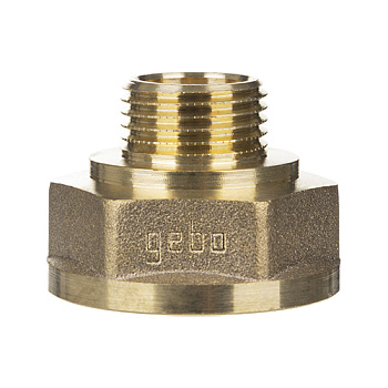 GEBO Перехідник редукційний шестигранний 3 8 x 1 2 ВЗ латунь
